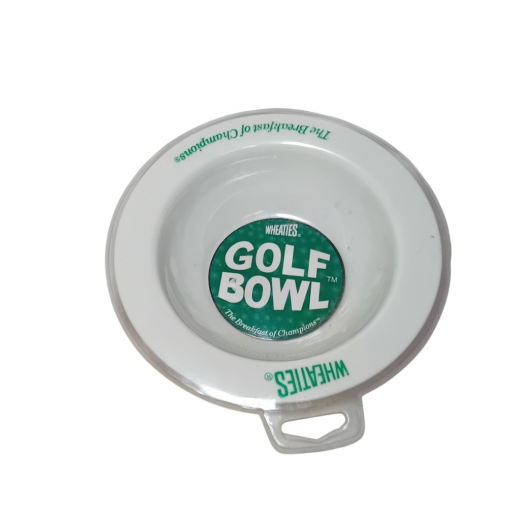 2002 NEW BNIB Vintage Y2K Wheaties Golf Bowl Breakfast of Champions Collectible